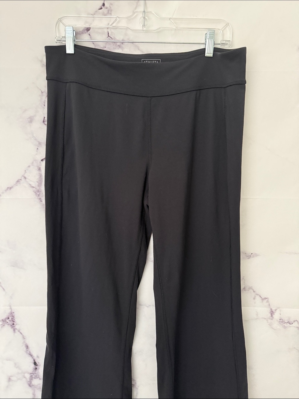ATHLETA Revelation Supplex Flare Yoga Pants Black Size XL - Picture 5 of 9